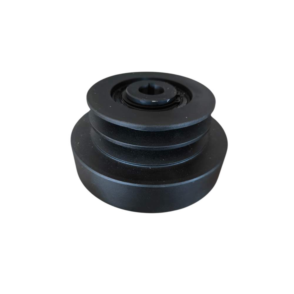 Sprzęgło do rębaka zacieraczki wał 25.4mm 170mm 2 paski 17
