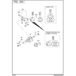 EX40 - układ tłokowy