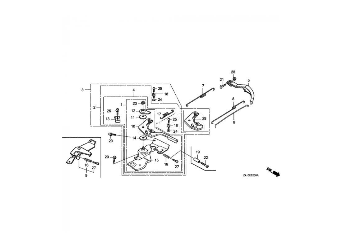 GX160 - regulacja gazu