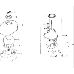 GX390 - kolektor olejowy