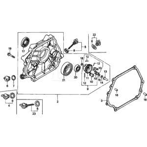 GX390 - pokrywa boczna