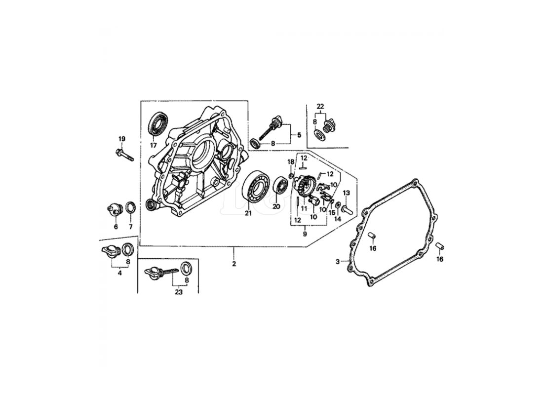 GX390 - pokrywa boczna
