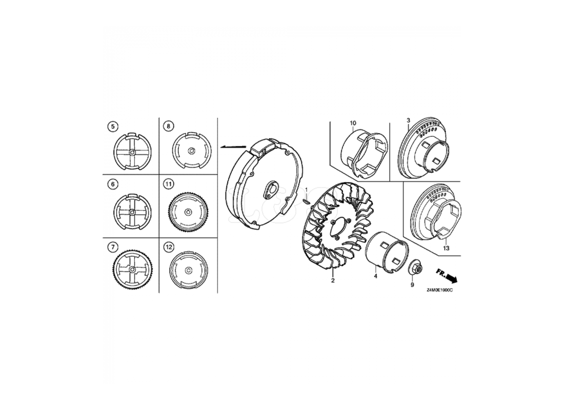 G210 - koło zamachowe