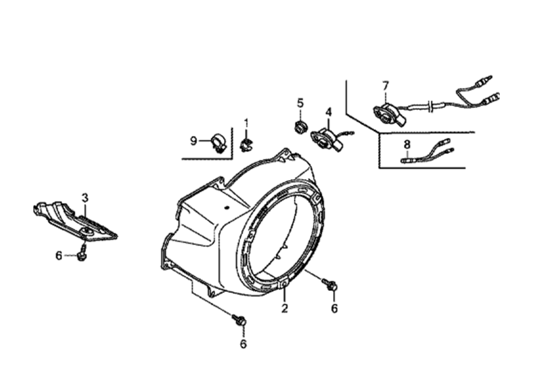 G390/188 - osłona silnika