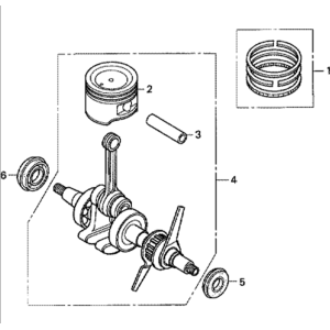 GX35 - układ tłokowy