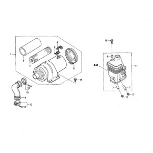GX160 - kolektor ssący