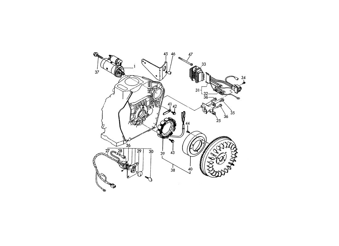 186F/l100 - układ elektryczny