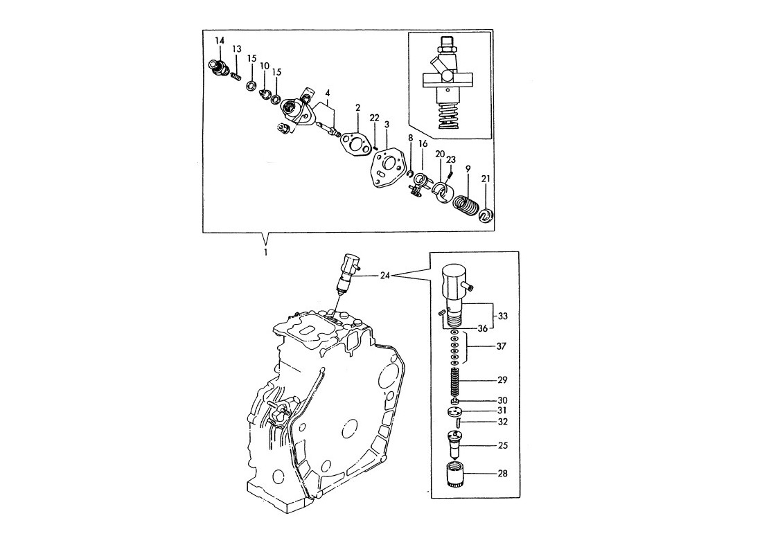 186F/l100 - układ wtryskowy