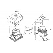 GX160 - Kolektor ssący/filtr powietrza