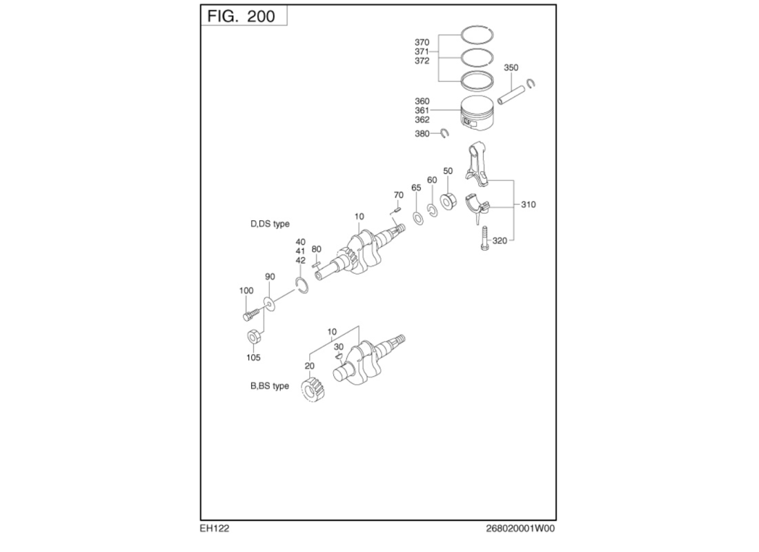 EH12 - układ tłokowy
